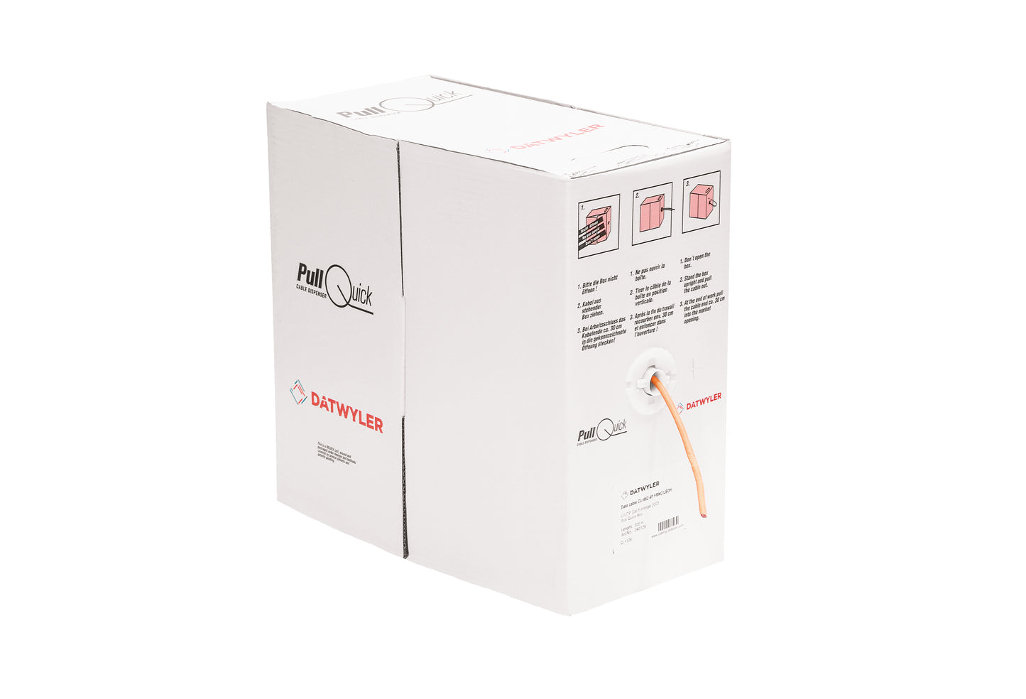 Tietoverkkokaapeli-Cat6 CU662 305m Eca Cat.6 U/UTP FRNC/LS0H 4Px0,55 Eca