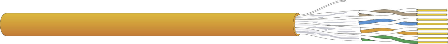 Tietoverkkokaapeli-Cat6a CU6502 500m Cca Cat.6a U/FTP FRNC/LS0H 4Px0,55 Cca