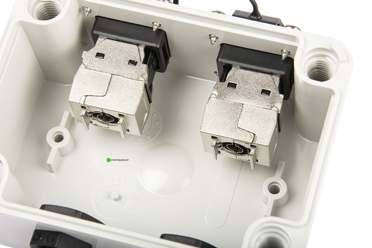 Pintarasia IP67, 2xCat6a Keystone IP67 Distribution box plastic Kuva - 5