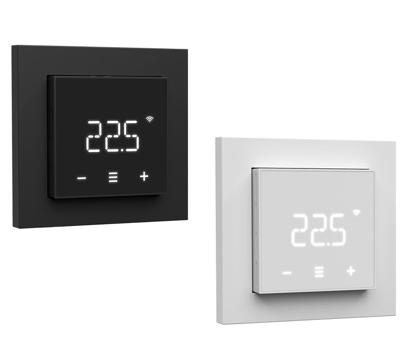 Yhdistelmätermostaatti Z-Wave Heatit Z-TRM7 valkoinen / musta