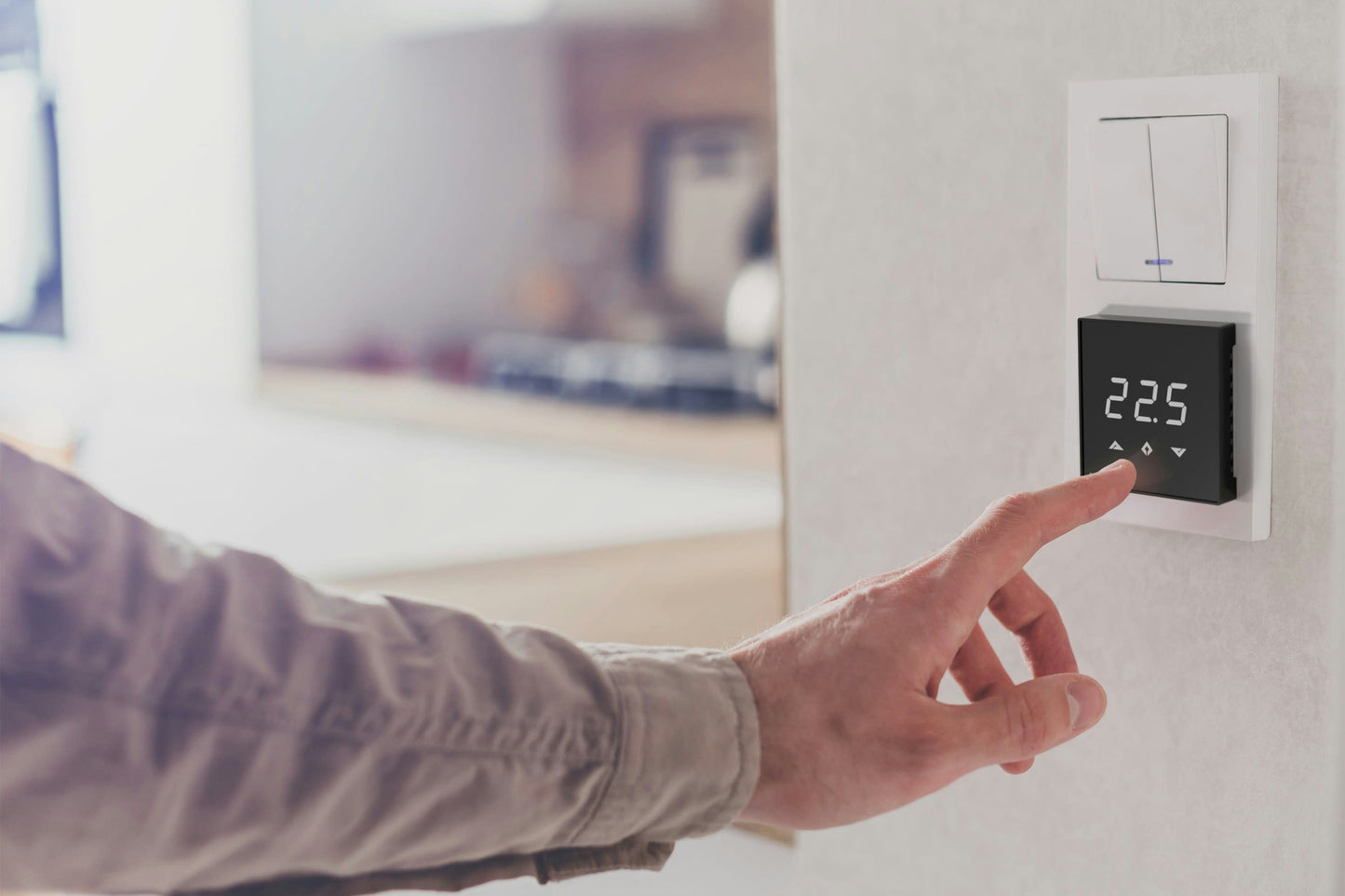 Yhdistelmätermostaatti Z-Wave Heatit Z-TRM3 valkoinen / musta Kuva - 10