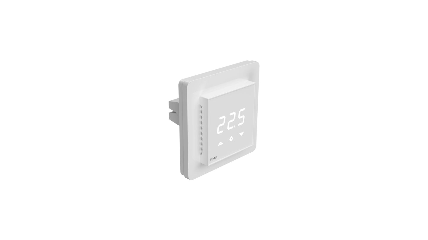 Yhdistelmätermostaatti Z-Wave Heatit Z-TRM3 valkoinen / musta Kuva - 1