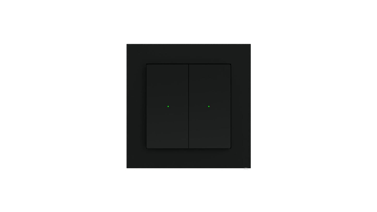 Painokytkin Z-Wave Heatit Z-Push Wall black Kuva - 2
