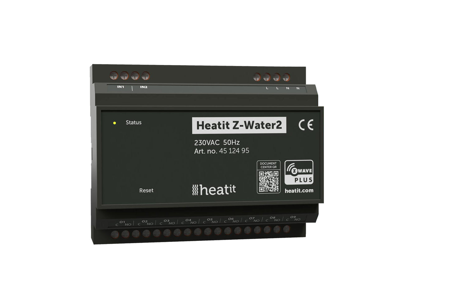DIN-kiskosäädin Z-Wave Heatit Z-Water2