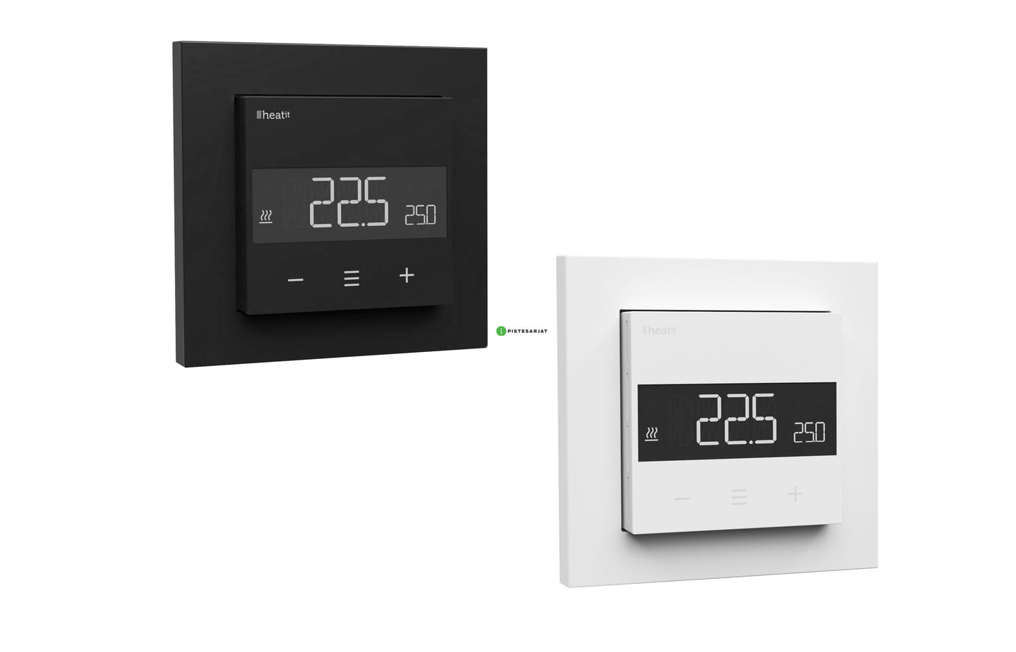 Yhdistelmätermostaatti Z-Wave Heatit Z-TRM6 valkoinen / musta