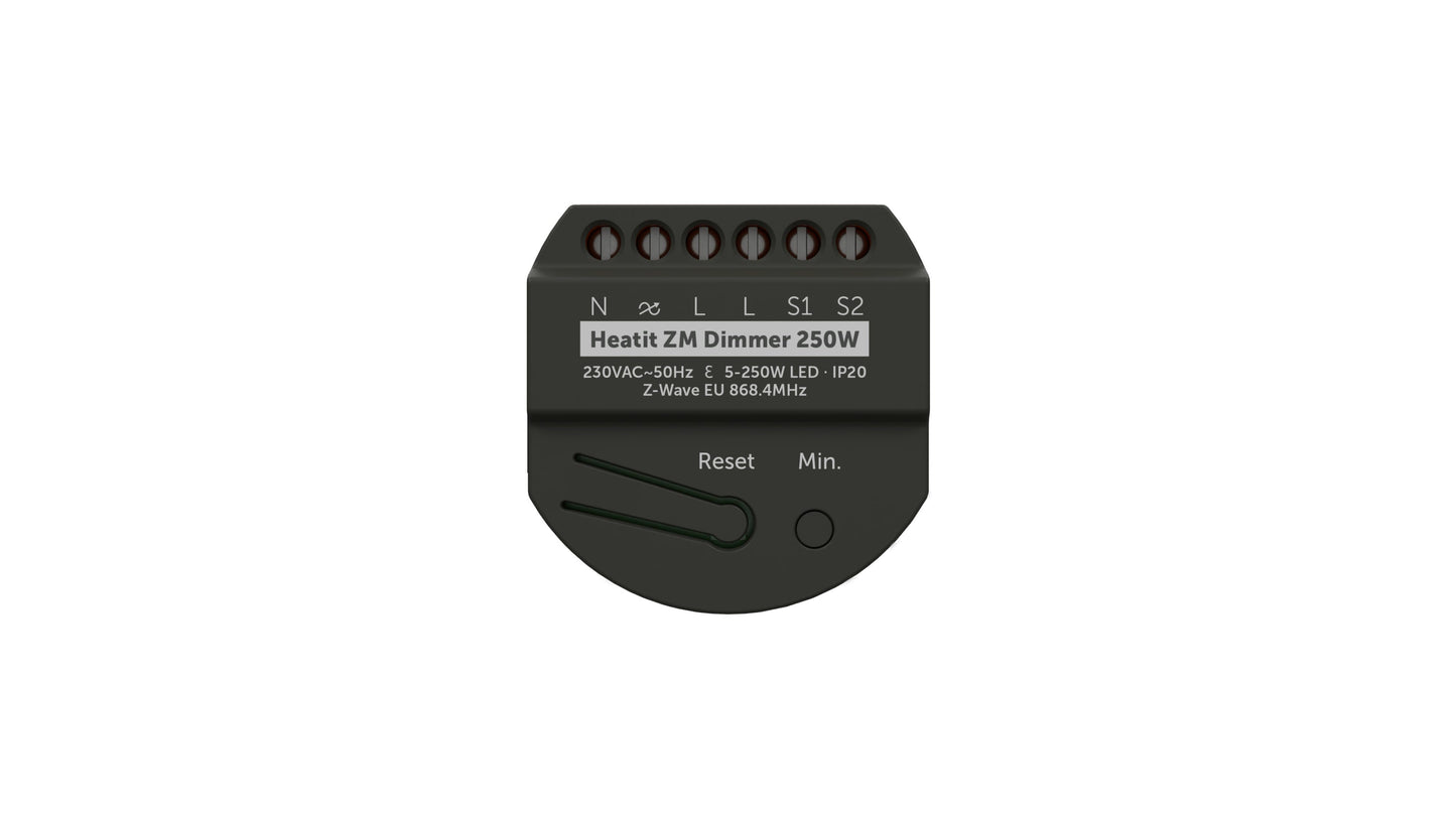 Himmennin inwall Z-Wave Heatit ZM Dimmer 250W Kuva - 2