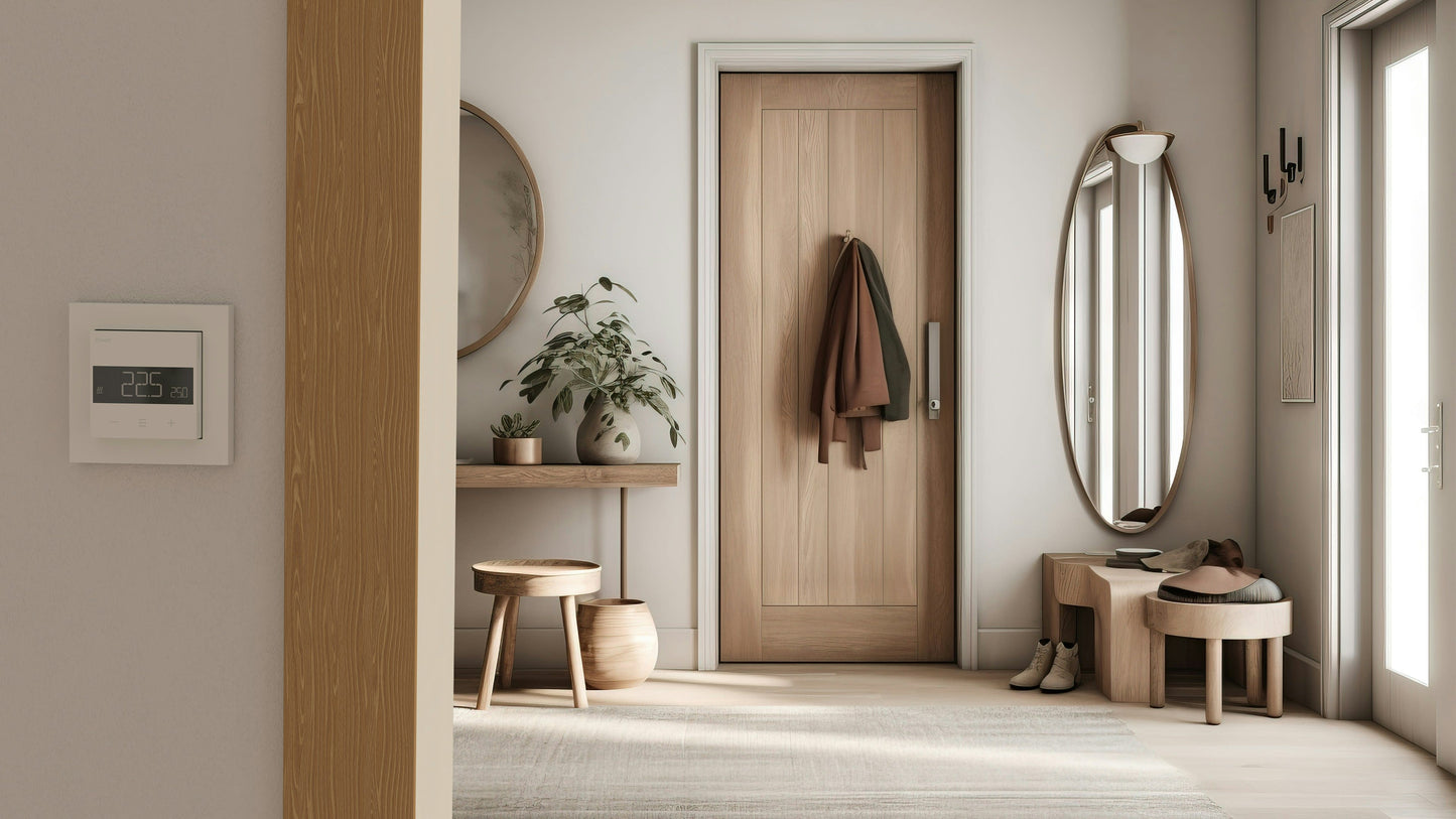 Yhdistelmätermostaatti Z-Wave Heatit Z-TRM6 valkoinen / musta Kuva - 10