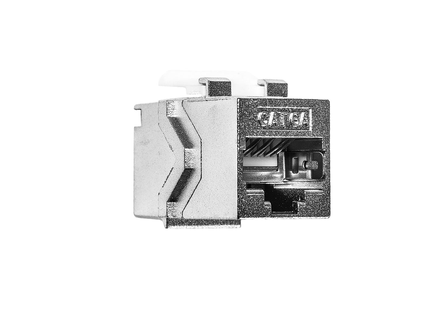 Liitin-Cat6a, RJ45-RJ45 Keystone jatko Cat.6a RJ45-RJ45 Keystone jatko STP Kuva - 1
