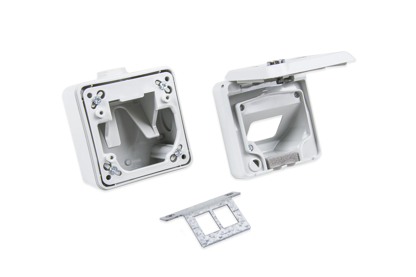Pintarasia IP44, lukolla, EI liit. IP44 Wall Outlet Keystone 417503 Kuva - 3