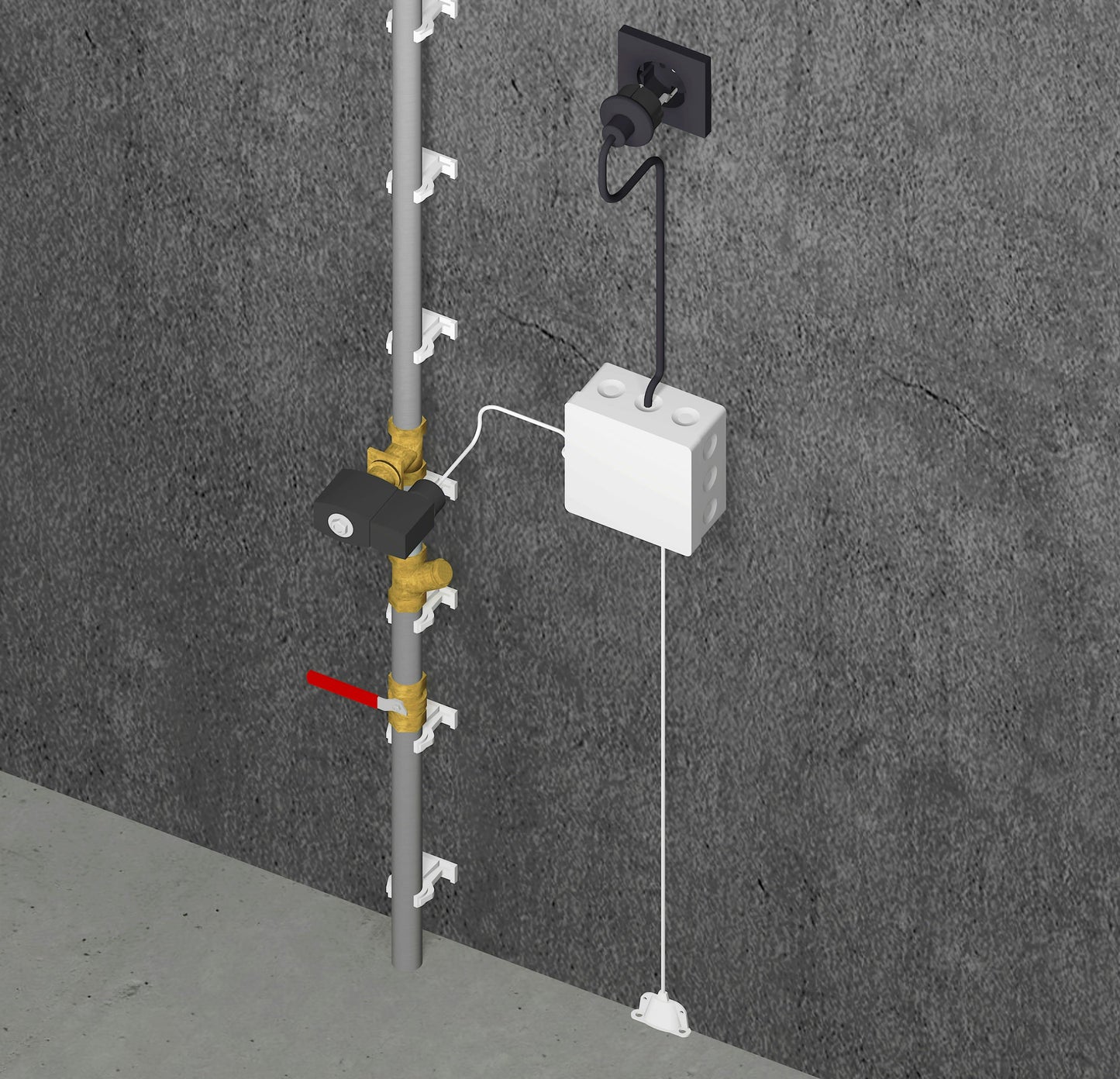 Kytkentärele Z-Wave Heatit Z-Relay 25A IP55 Kuva - 3