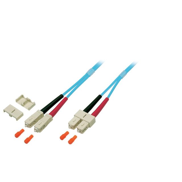 Kytkentäkaapeli-kuitu Duplex SC-SC OM3 MM