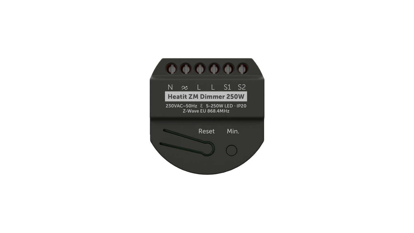 Himmennin inwall Z-Wave Heatit ZM Dimmer 250W Kuva - 2