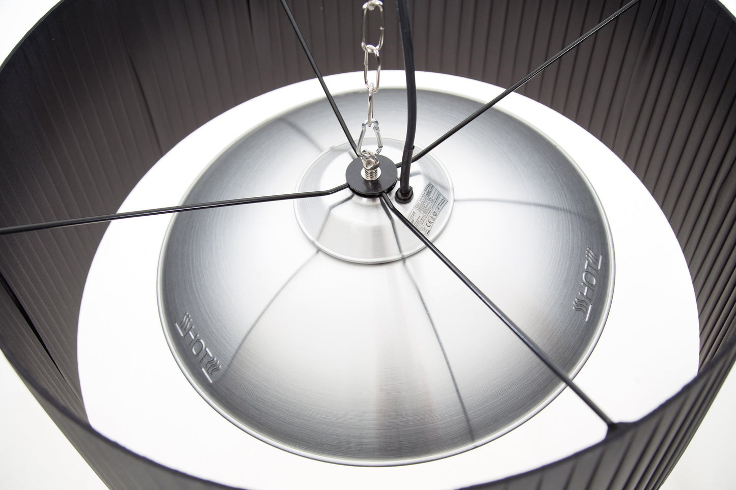 Infralämmitin Sunred Bright Artix Hanging Black 1800w IP24