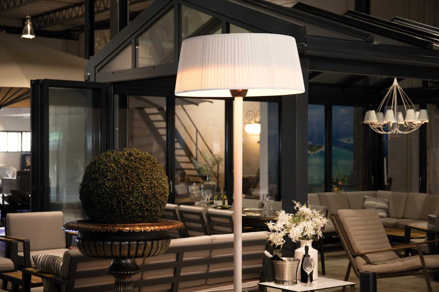 Infralämmitin Sunred Bright Artix Standing White 2100w IP44