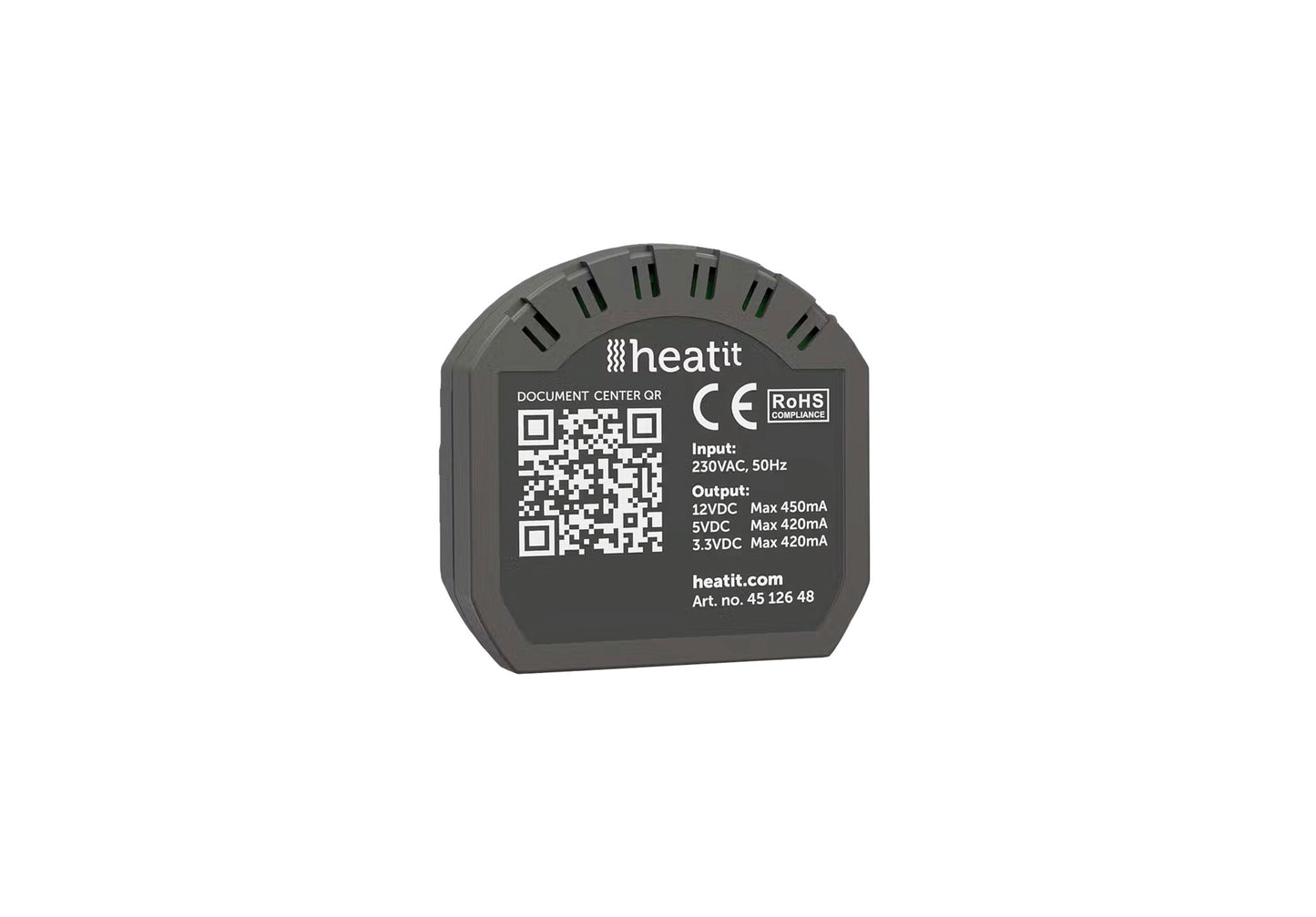 Muuntaja Heatit muuntaja 230VAC -> 12VDC - 5VDC - 3.3VDC
