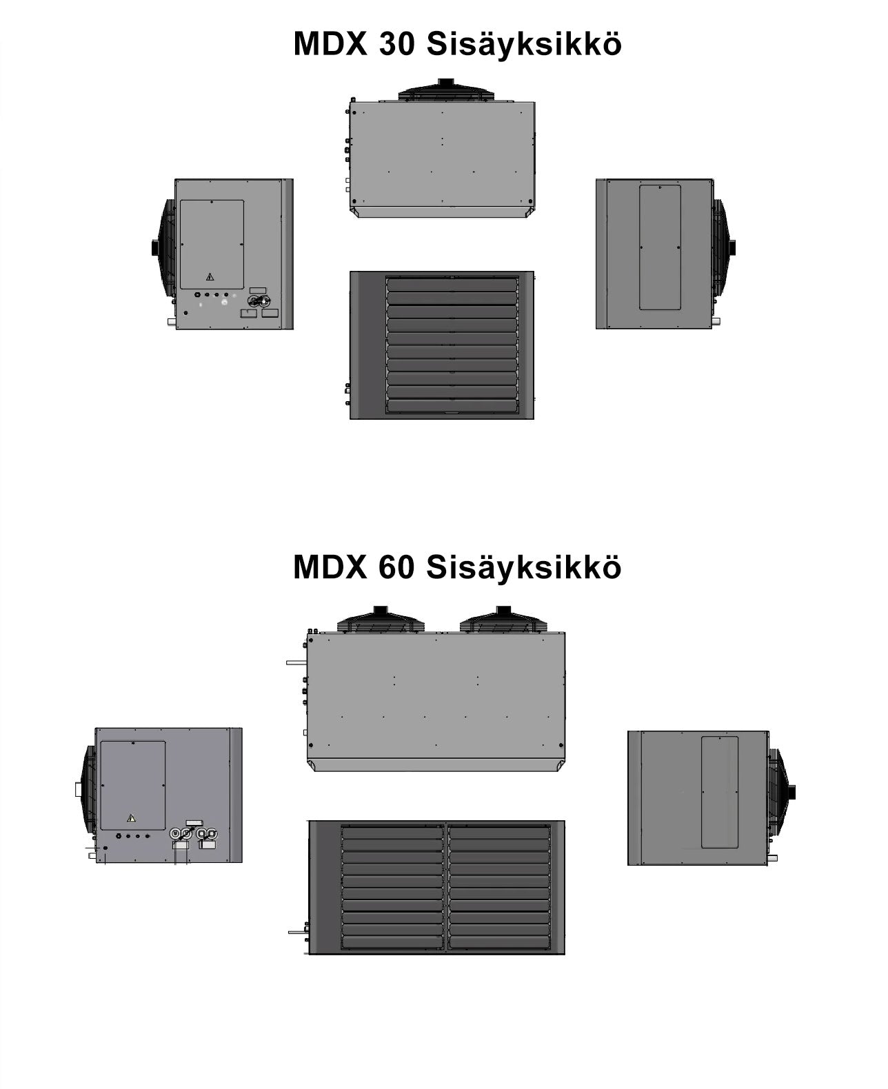 Ilmalämpöpumput Mistral MDX 27-54kW Kuva - 1
