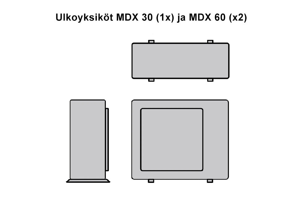 Ilmalämpöpumput Mistral MDX 27-54kW Kuva - 2