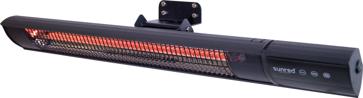 Infralämmitin Sunred Dark Wall Black 2000w IP55