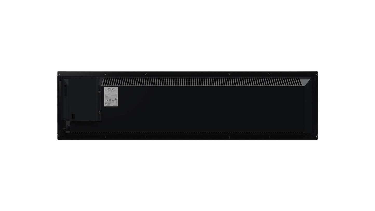 Heatit Panel WiFi Listalämmitin Musta 750-1000W Kuva - 1