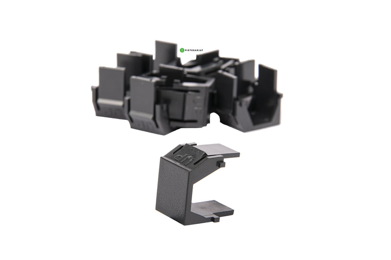 Tulppa KS-paneelit 10 kpl/pss Blank cover KS 418011/black
