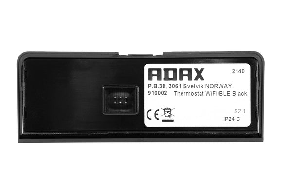 Varaosa termostaatti Adax WiFi BLE Neo/Clea Black Kuva - 1