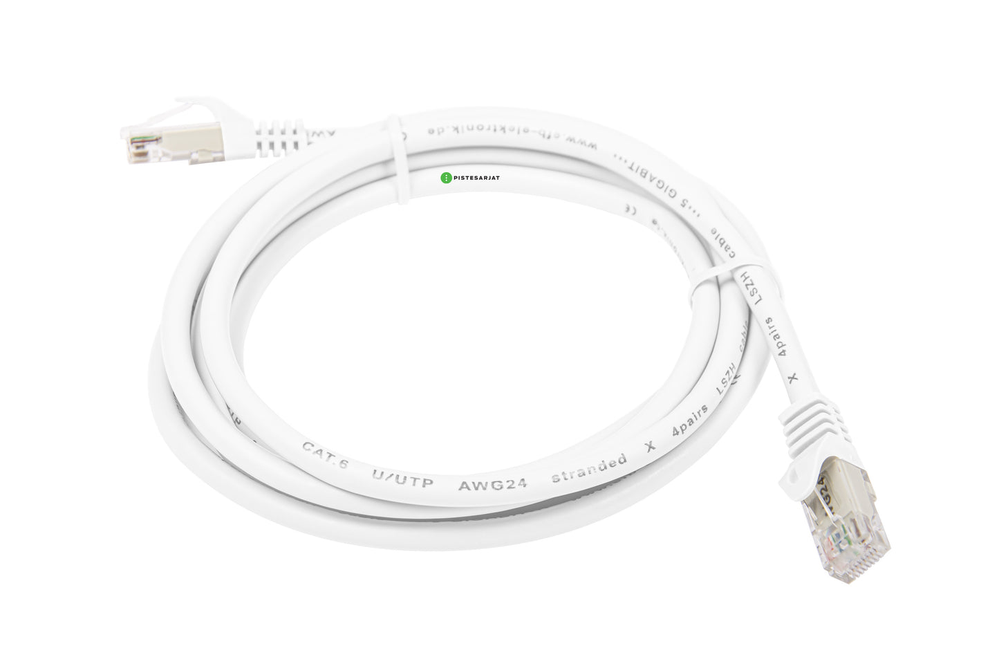 Kytkentäkaapeli Cat.6 Valkoinen (UTP) EFB
