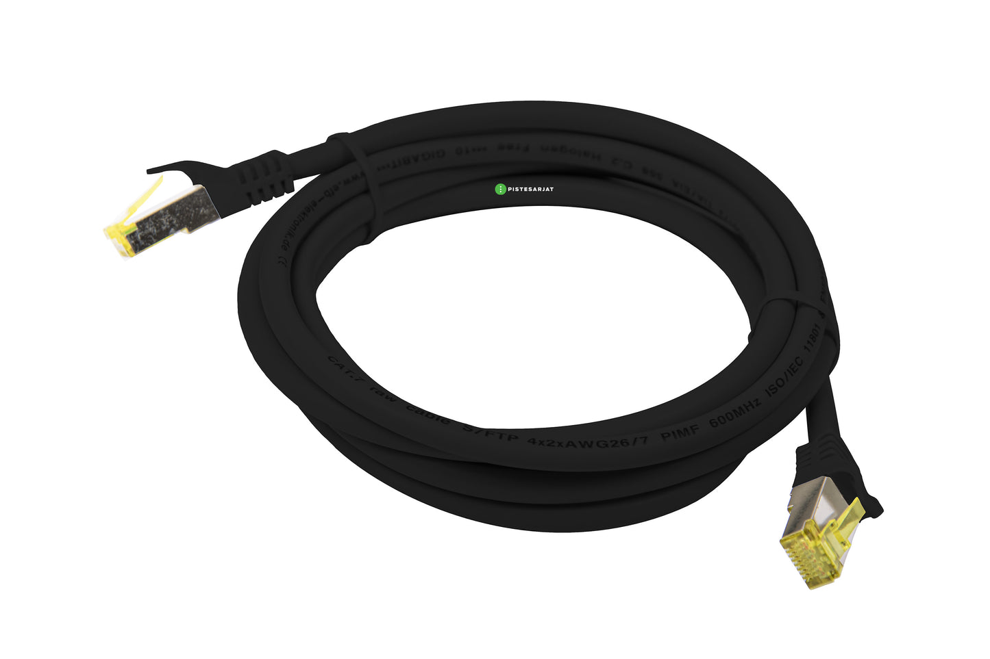 Kytkentäkaapeli Cat.6A Musta (S/FTP) EFB-MK