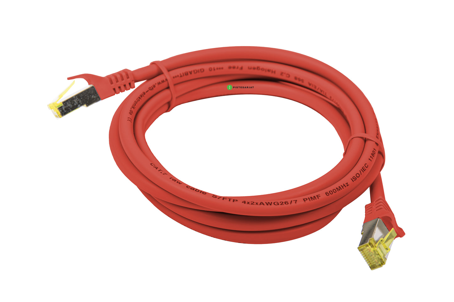 Kytkentäkaapeli Cat.6A Punainen (S/FTP) EFB-MK