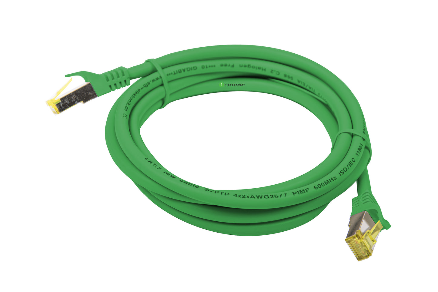 Kytkentäkaapeli Cat.6A Vihreä (S/FTP) EFB-MK