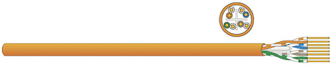 Tietoverkkokaapeli-Cat6 CU662 305m Cat.6 U/UTP FRNC/LS0H 4Px0,55 Dca Kuva - 5