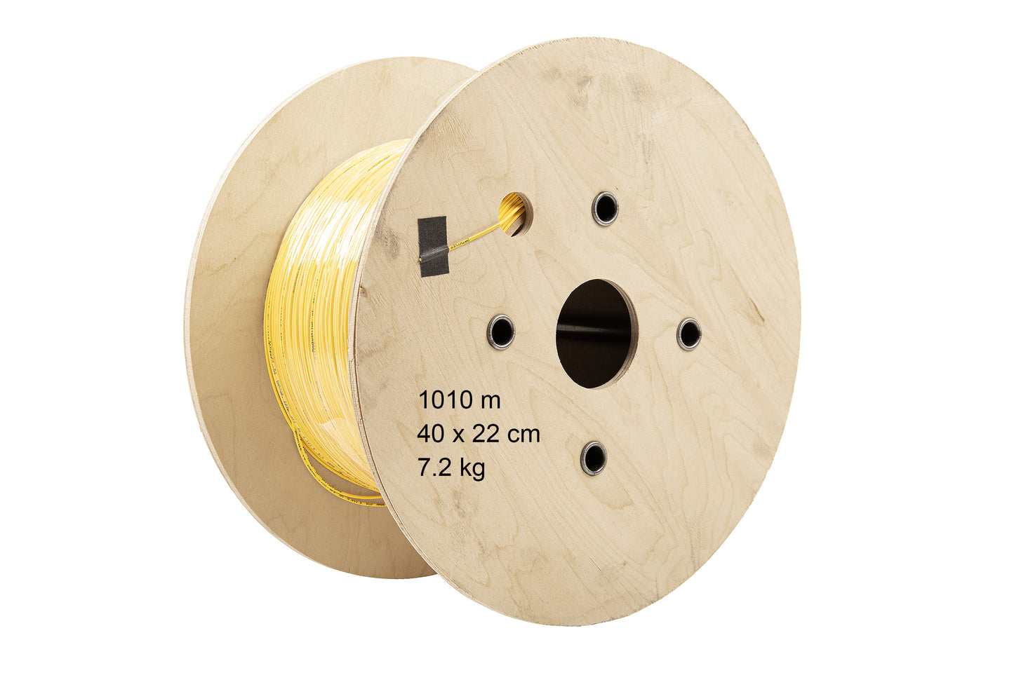 Valokuitukaapeli sisä 1010m (2,2mm) kela Dca 1x4 SM OS2 FTTH FRNC/LS0H Dca