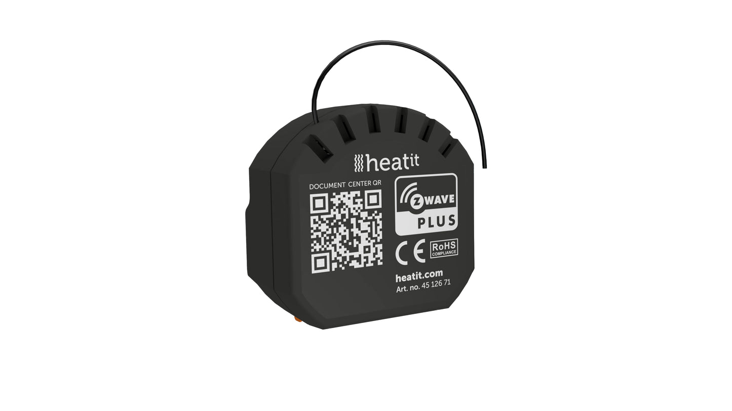 Kytkentärele Z-Wave Heatit ZM Single Relay 16A