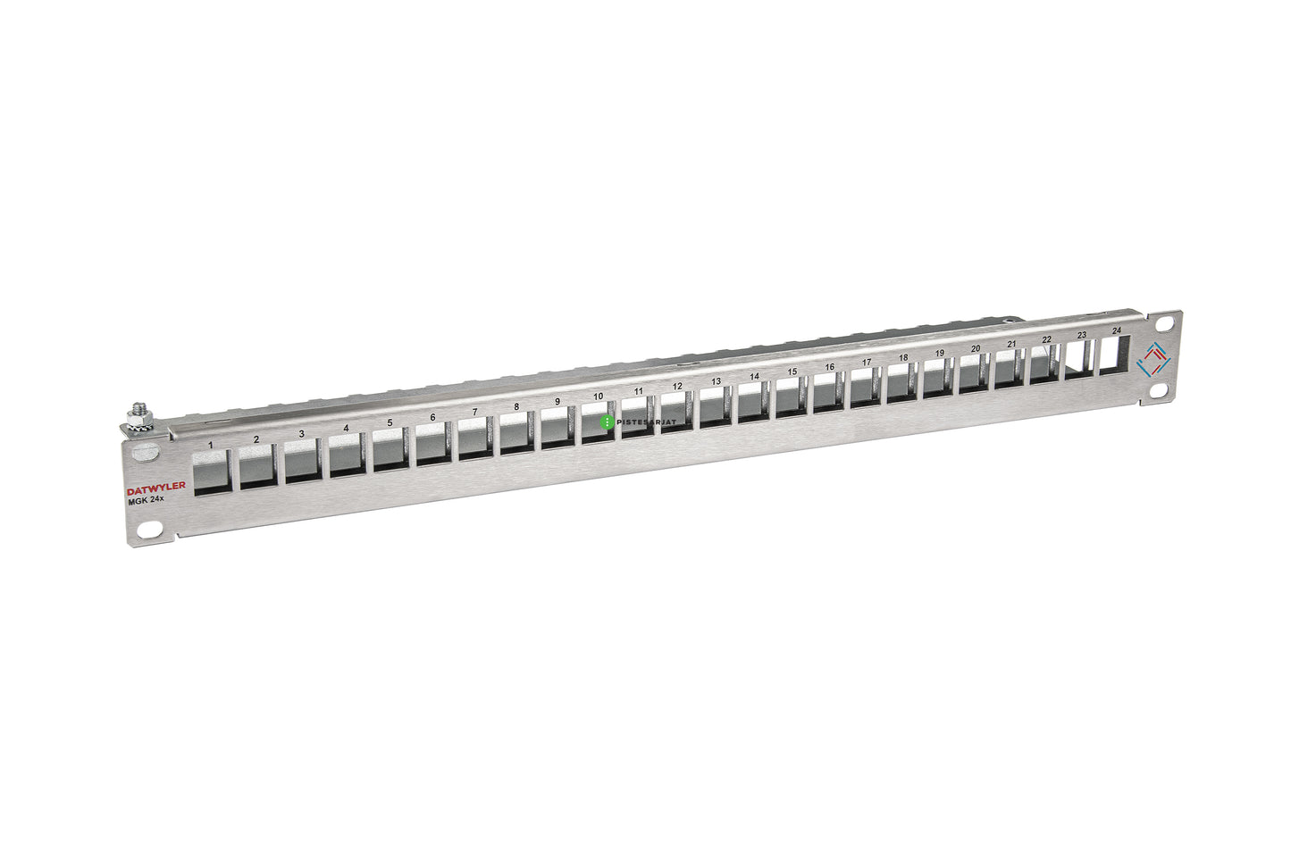 Paneeli-kupari 24xRJ45, Ei liit. Patch panel MGK 24x 440042, teräs