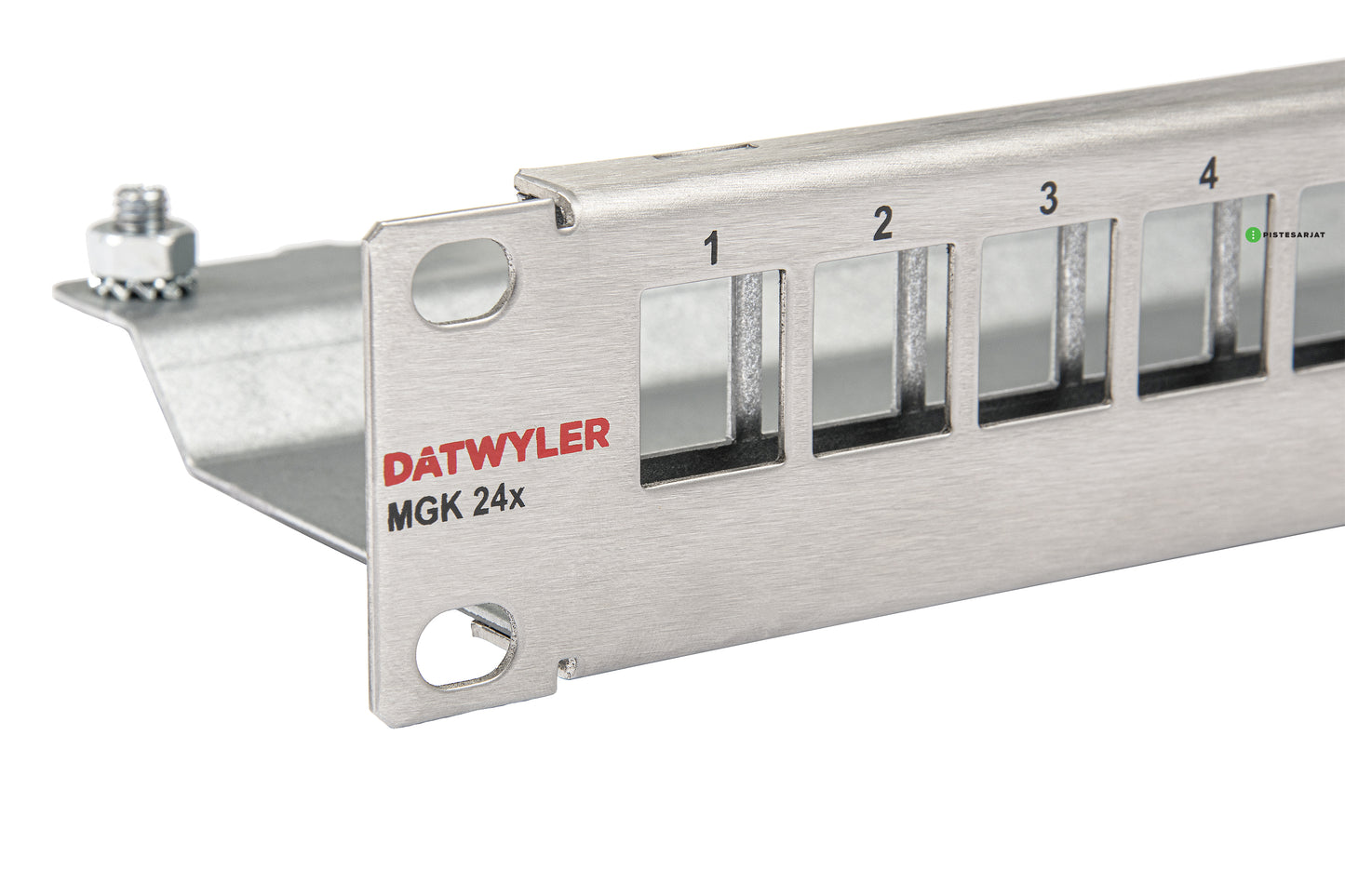 Paneeli-kupari 24xRJ45, Ei liit. Patch panel MGK 24x 440042, teräs