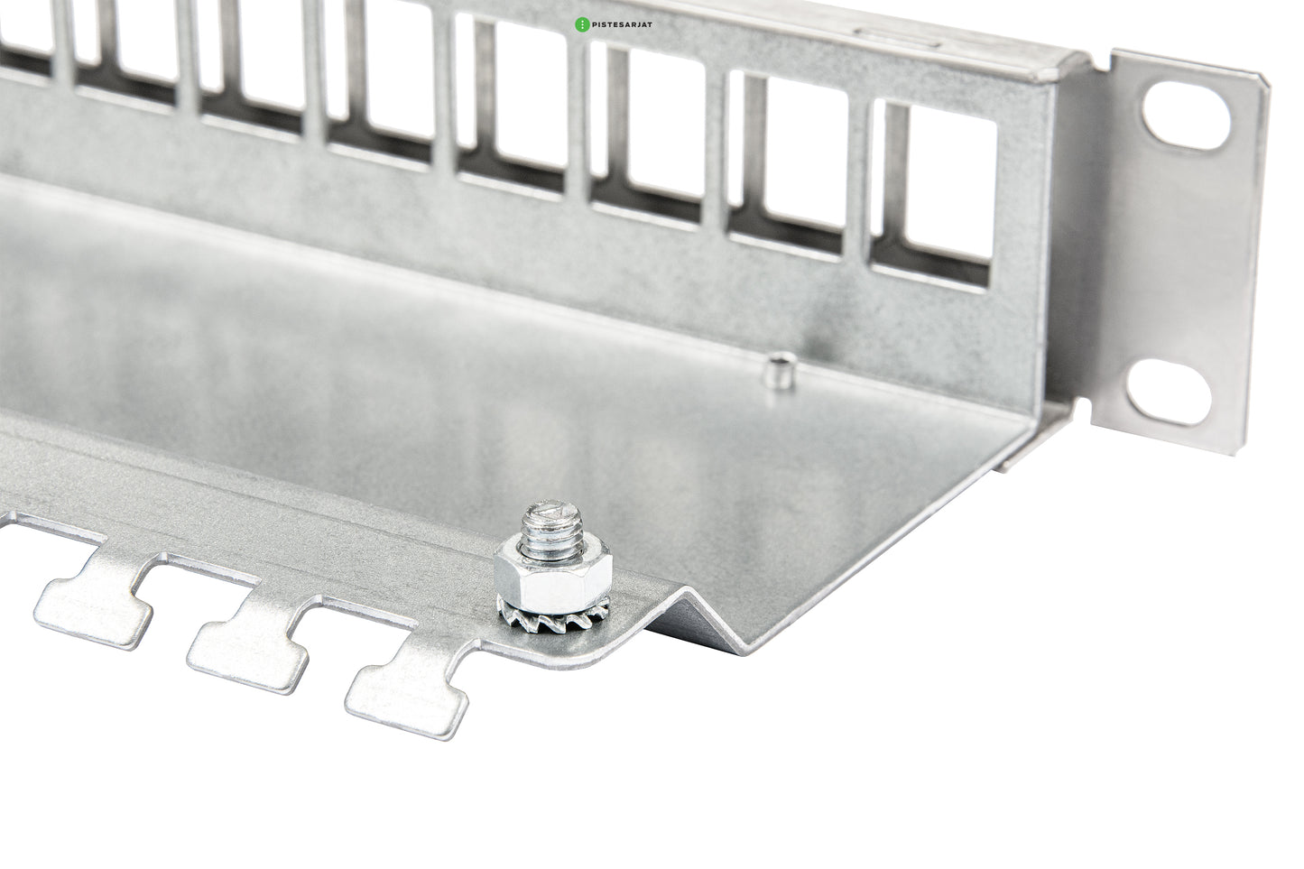 Paneeli-kupari 24xRJ45, Ei liit. Patch panel MGK 24x 440042, teräs