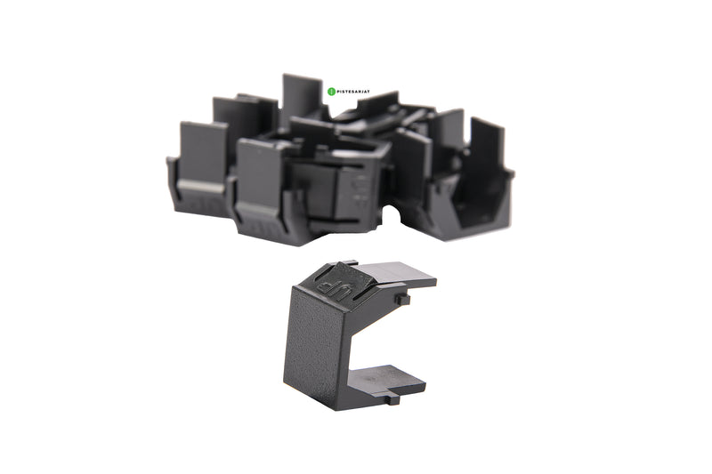 Tulppa KS-paneelit 10 kpl/pss Blank cover KS 418011/black