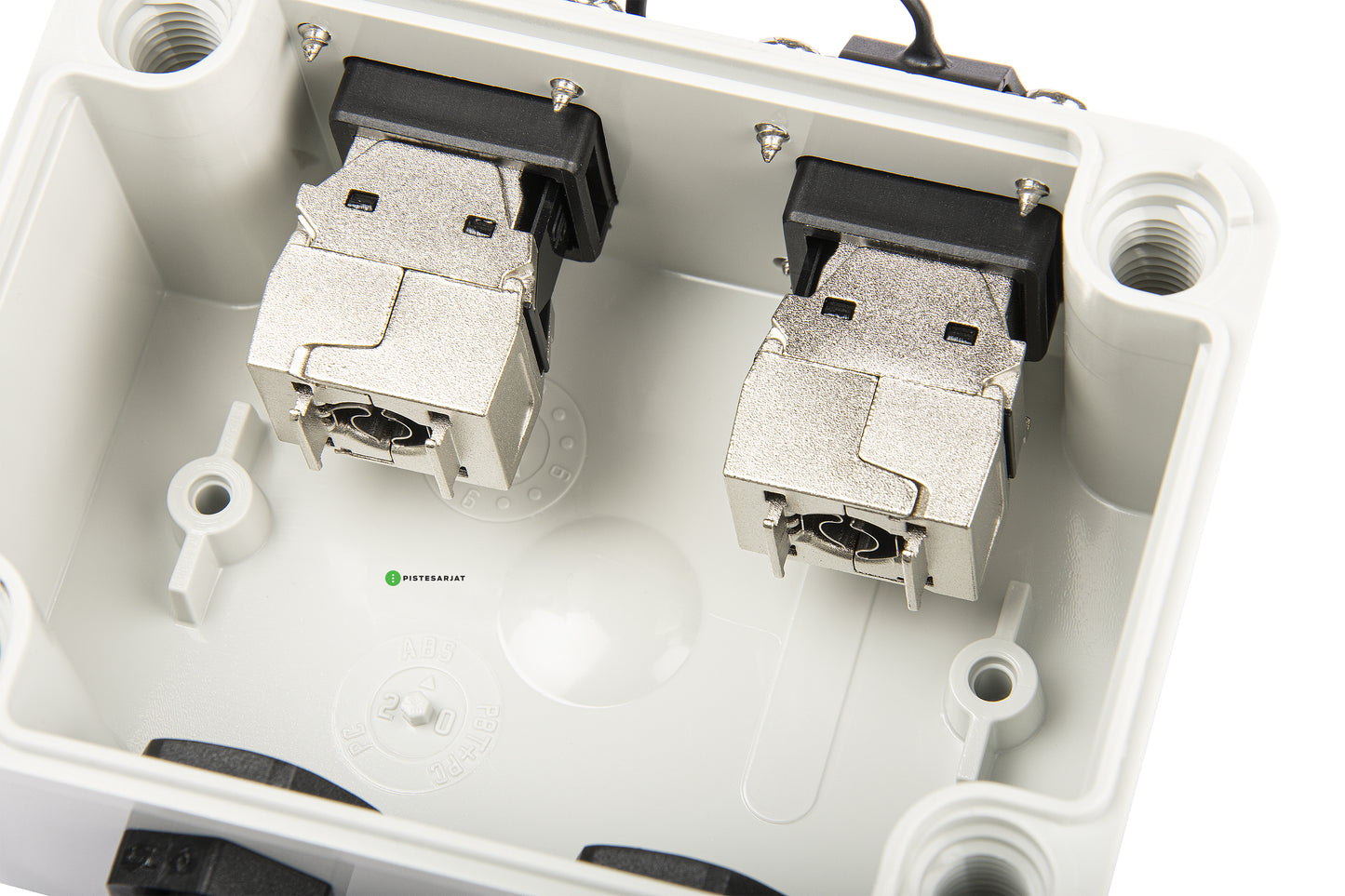 Pintarasia IP67, 2xCat6a Keystone IP67 Distribution box plastic