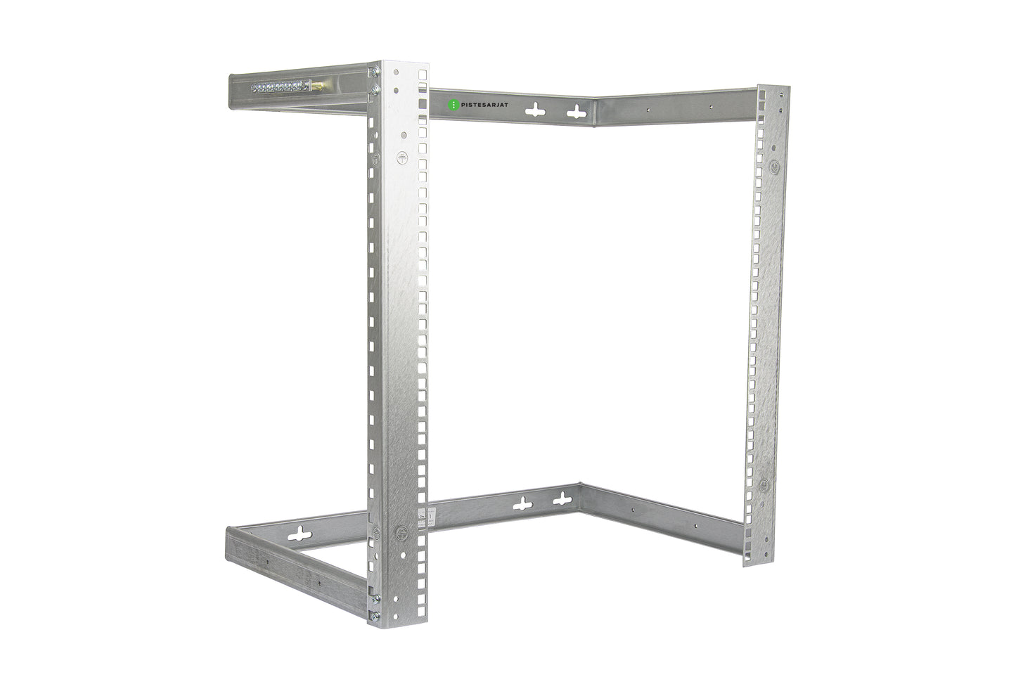 Seinäteline 19"/ETSI, 2-12U tuilla 400mm Avoseinäteline 19"/ETSI, 2-12U