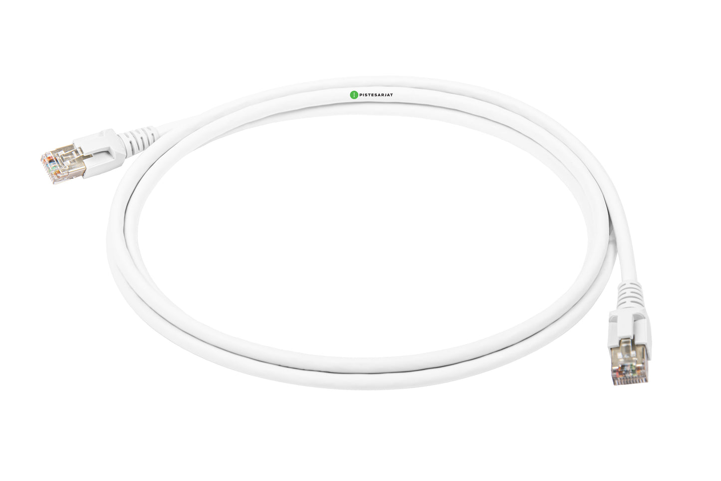 Kytkentäkaapeli Cat.6A Valkoinen (S/FTP) Dätwyler