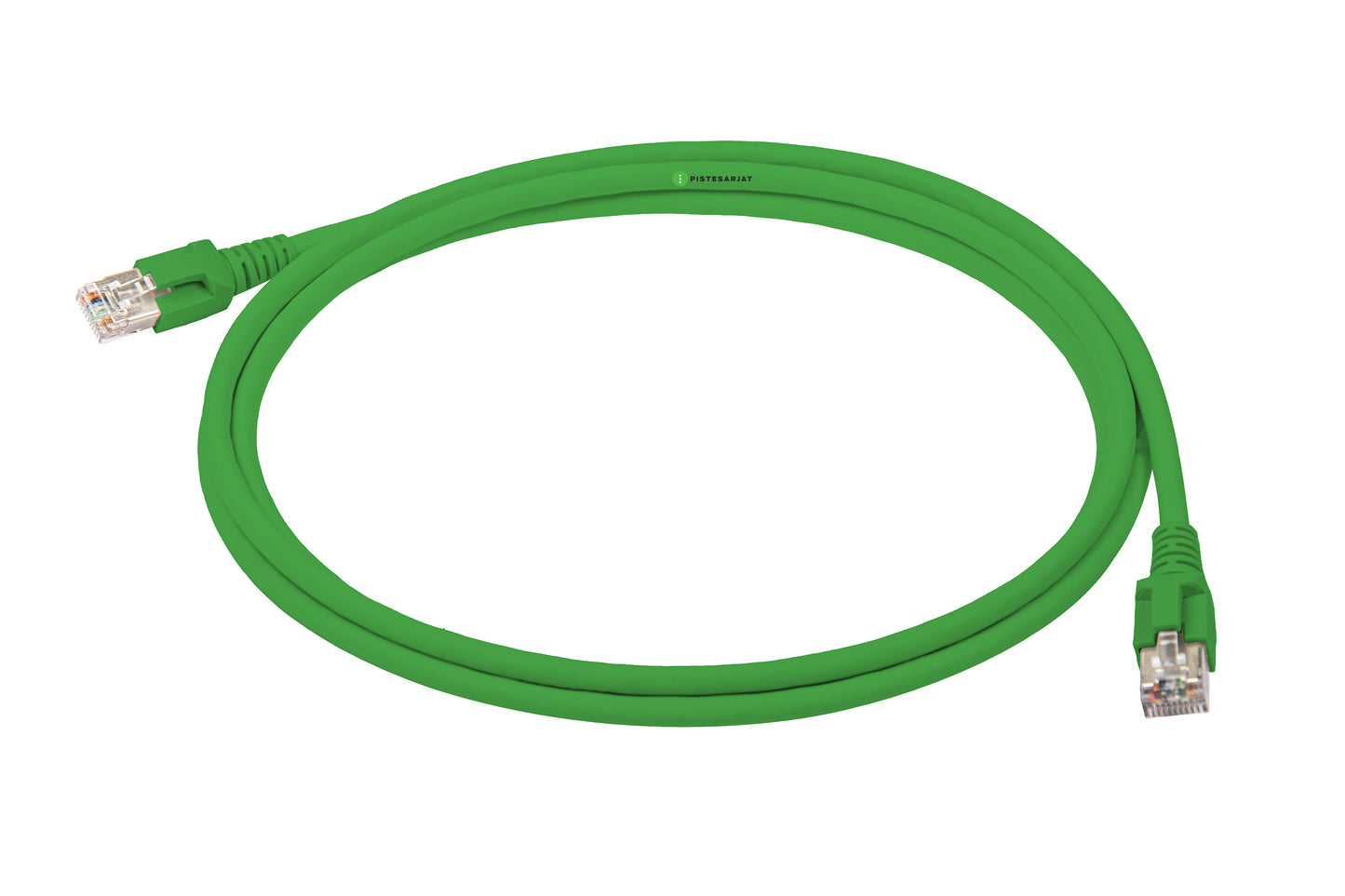 Kytkentäkaapeli Cat.6A Vihreä (S/FTP) Dätwyler