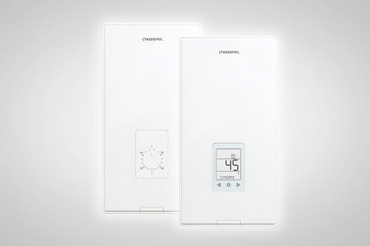 Läpivirtaus lämmittää veden välittömästi ja vain tarpeen mukaan