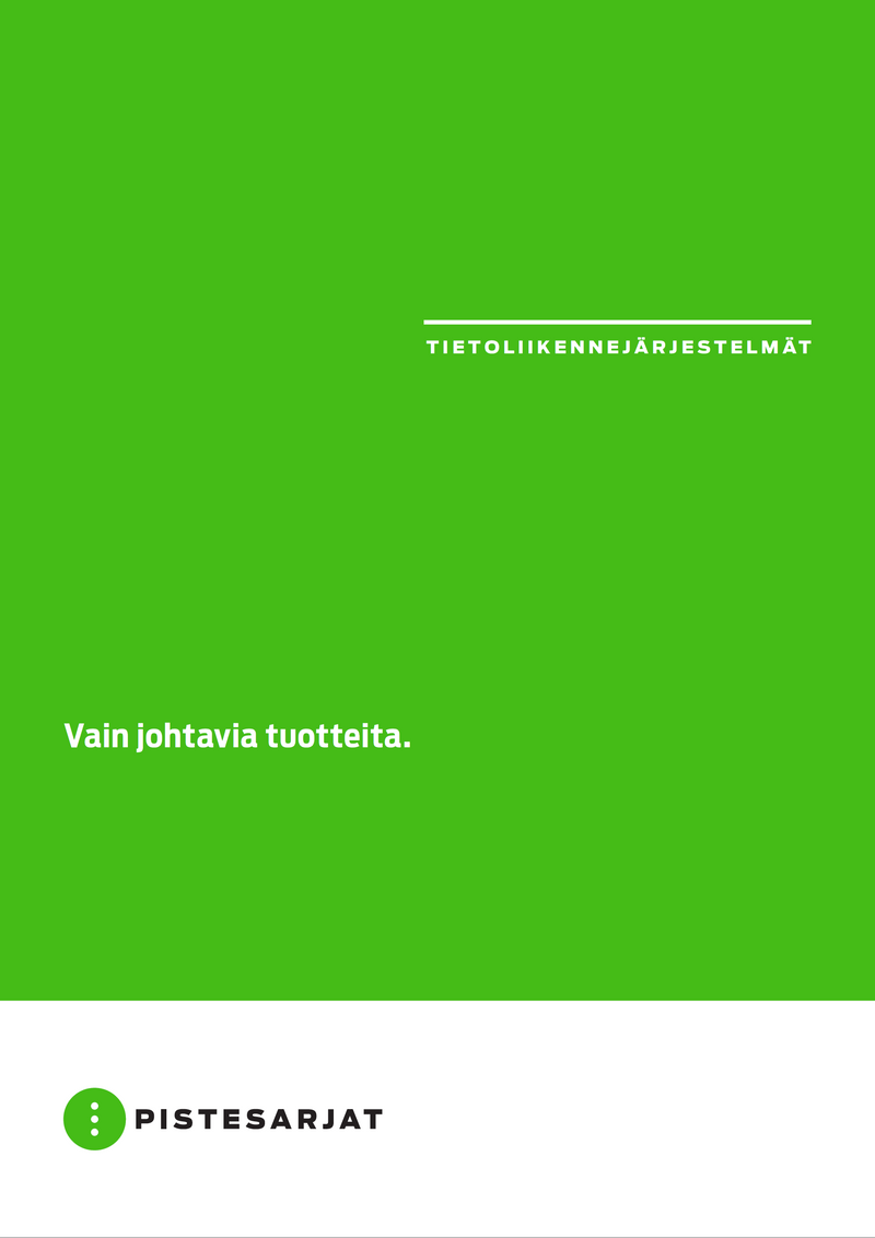 PISTESARJAT - Tietoliikennejärjestelmät 2018 Image