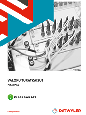 DATWYLER - Valokuituratkaisut -pikaopas Image