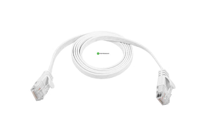 Kytkentäkaapelit RJ45-RJ45 Cat6a U/UTP Latta Valkoinen