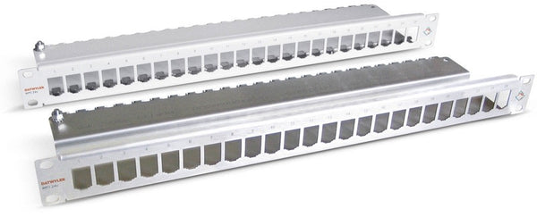 Paneeli-kupari STP, ei liittimiä "MS/TERA" MS&PS 24x 19" 1U l.grey 185840 Kuva - 1