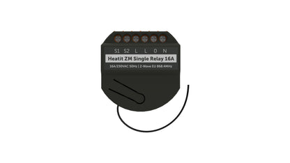 Kytkentärele Z-Wave Heatit ZM Single Relay 16A Kuva - 3
