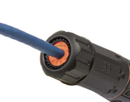 Liitin-Cat6a IP68 RJ45-RJ45 jatkos RJ45-RJ45 IP68 jatkos Kuva - 2