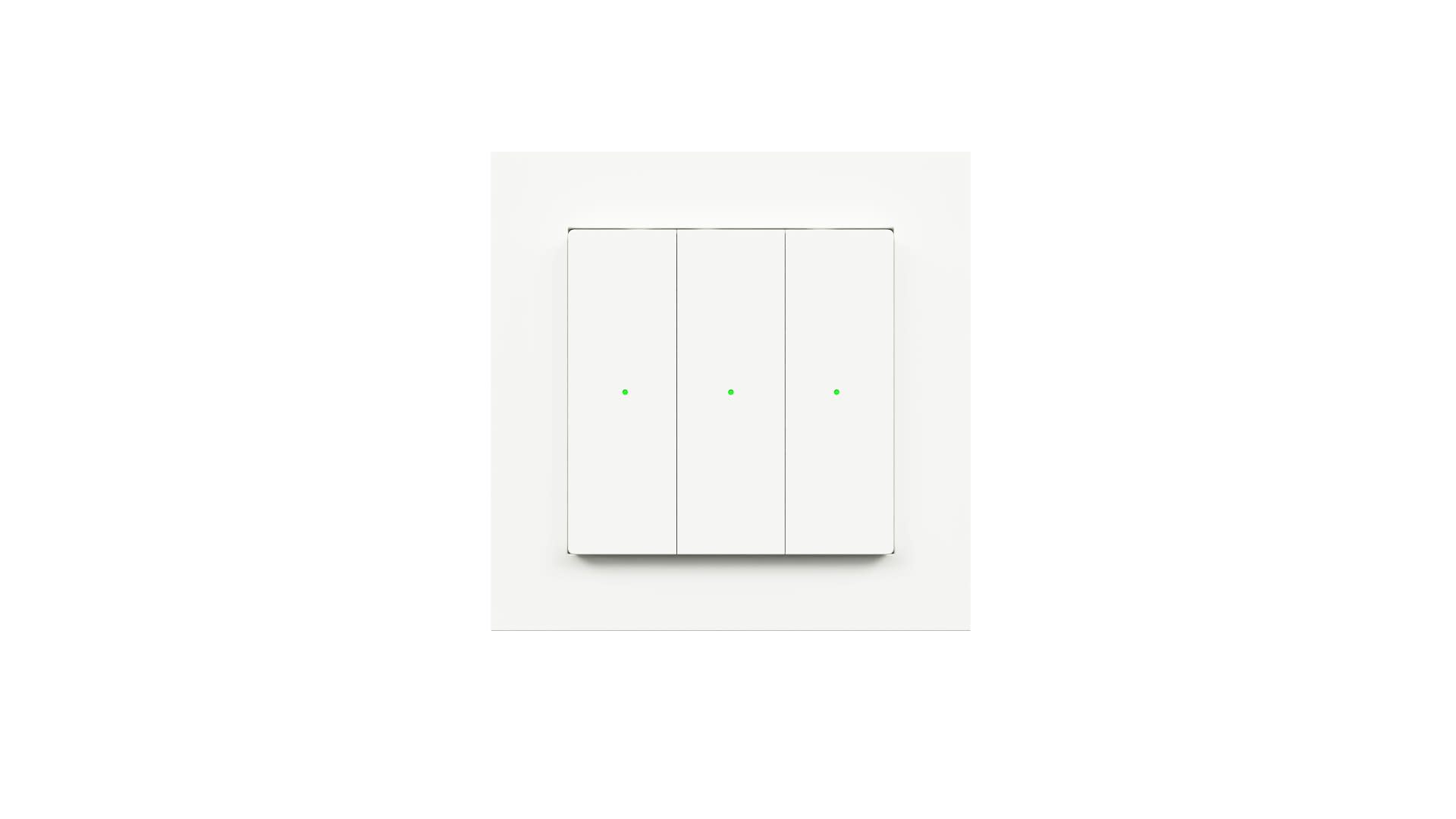 Painokytkin Z-Wave Heatit Z-Push Wall white Kuva - 1
