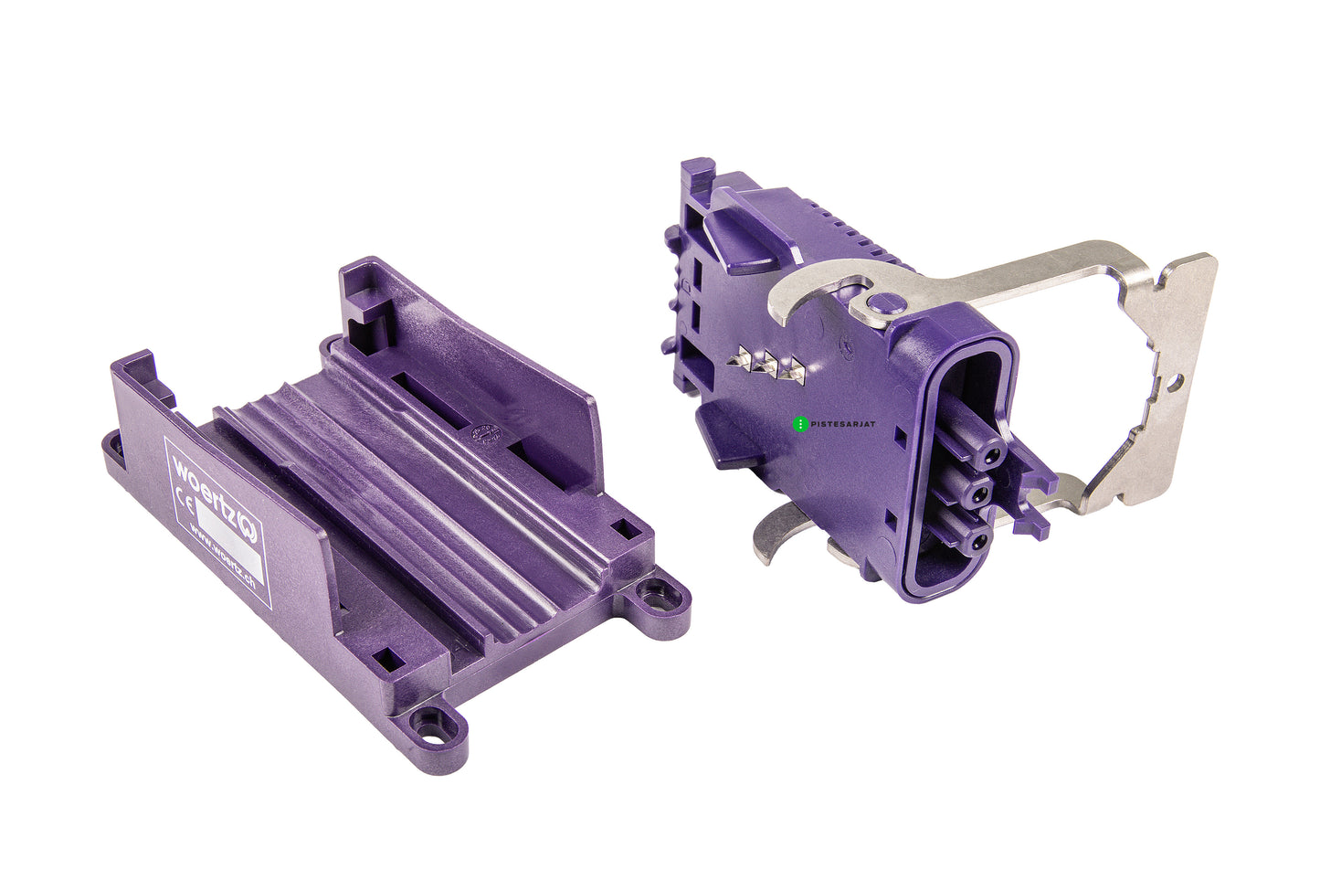 DALI-pikaliitäntärasia 3-napainen + väylä 3G2,5mm²+2x1,5mm² lattakaapelille Kuva - 2