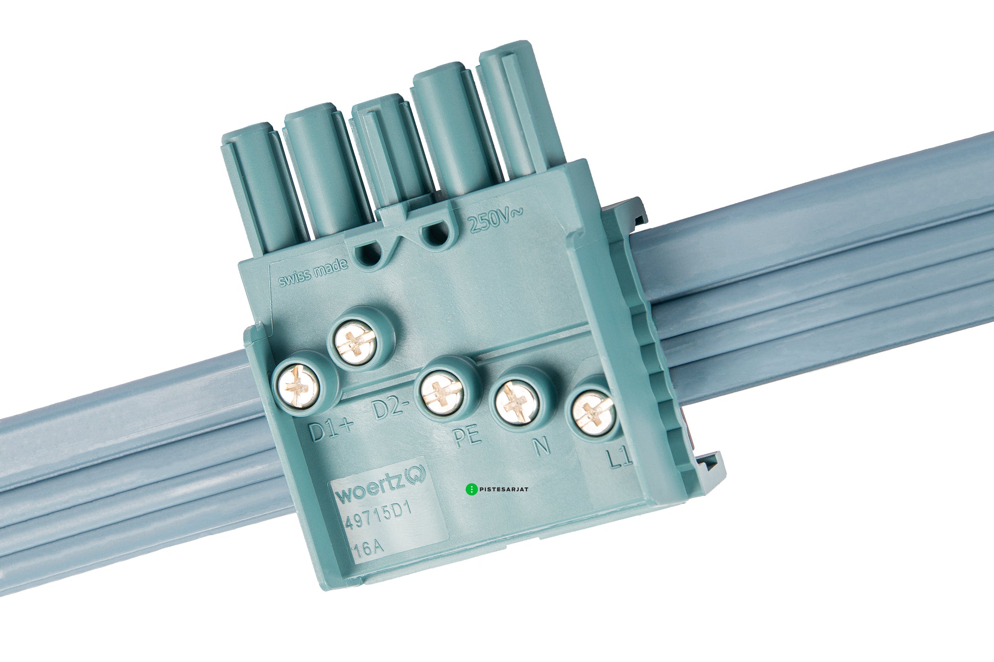 DALI-haaroitusrasia 3-napainen + väylä 3G2,5mm²+2x1,5mm² lattakaapelille Kuva - 2